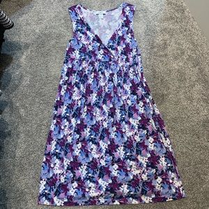 Ann Taylor LOFT floral sleeveless dress